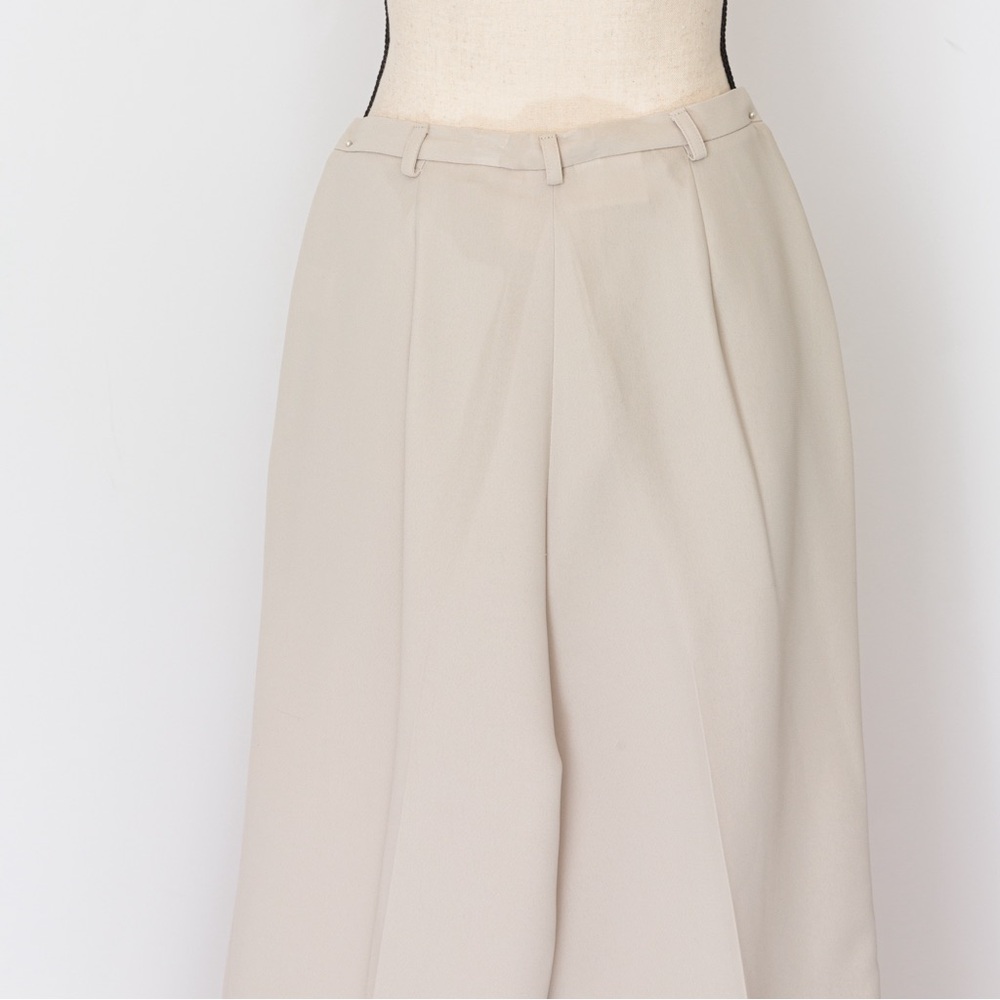 Vintage 90s pantsuit minimalist monochromatic khaki Worthington 10 - Picture 8 of 16